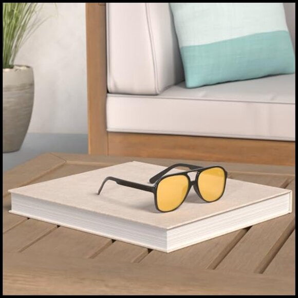 Polarized Classic Vintage Aviator Sunglasses Large Frame Retro 70s main image 5